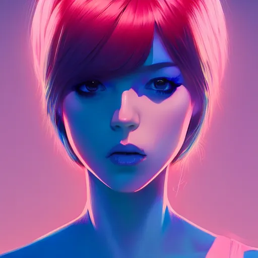 Image similar to a portrait of a beautiful disco girl, art by ilya kuvshinov and wlop and artgerm and josan gonzalez, digital art, highly detailed, intricate, sharp focus, trending on artstation hq, deviantart, pinterest, unreal engine 5, 4 k uhd image