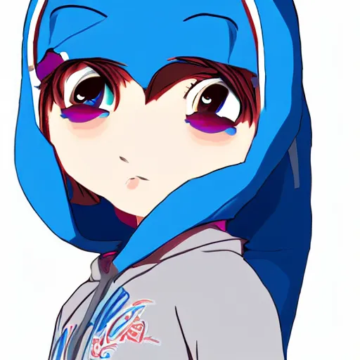 Anime Cute Shark Hoodie!