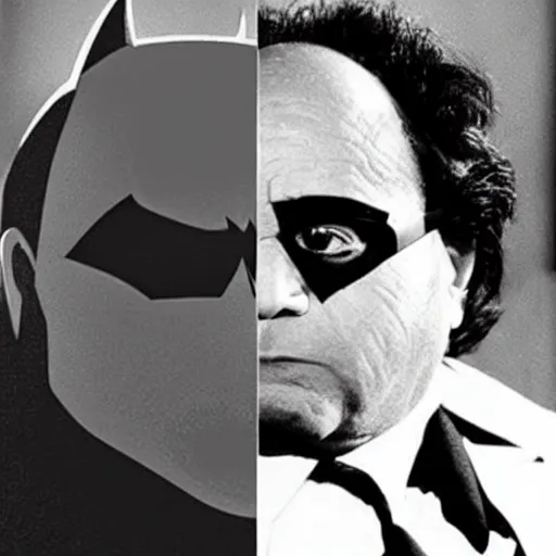 Image similar to Danny Devito as Batman.