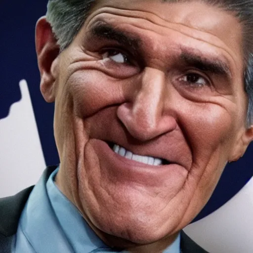 Prompt: troll face joe manchin