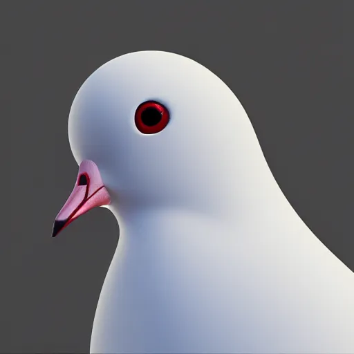 Image similar to portrait of a godlike dove. digital art. artstation. high detail. unreal engine. 8 k. award winning.