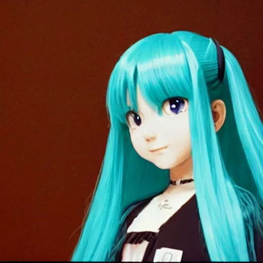 Prompt: a live - action still of hatsune miku in the sopranos ( 1 9 9 7 )