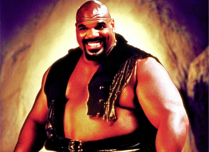 Image similar to film still of sinbad as kazaam in the movie kazaam 1 9 9 6