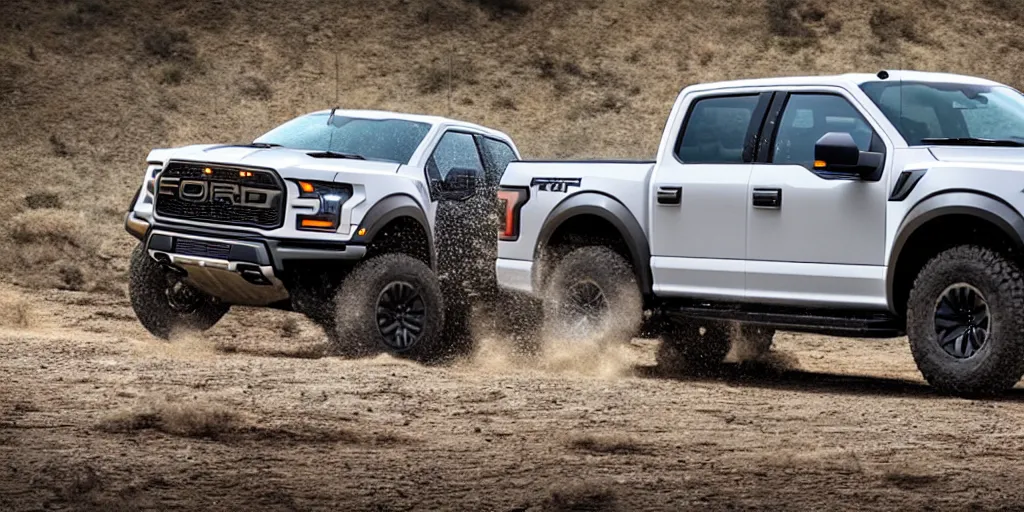 Prompt: “2022 Ford F-150 Raptor SUV, 4K, ultra realistic”