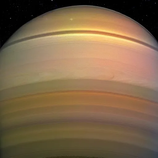 Image similar to a human on the surface of saturn