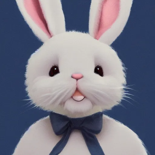 Prompt: the fluffiest bunny , photorealistic