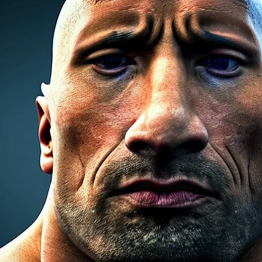 Prompt: hyperrealistic mixed media high Resolution Dwayne Johnson, stunning 3d render inspired art by Jamie Salmon and István Sándorfi and Unreal Engine and Greg Rutkowski, perfect facial symmetry, dim volumetric lighting, 8k octane beautifully detailed render, full body shot, post-processing, extremely hyper-detailed, intricate, epic composition, highly detailed attributes, highly detailed atmosphere, cinematic lighting, masterpiece, trending on artstation, very very detailed, masterpiece, stunning, flawless completion, lifelike texture, perfection,