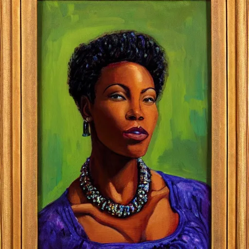 Image similar to portrait of a beautiful african-american woman