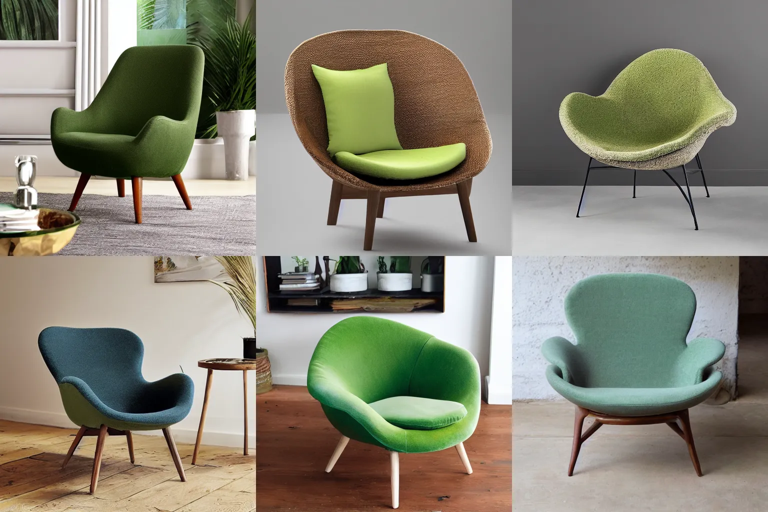 Image similar to avocado armchair