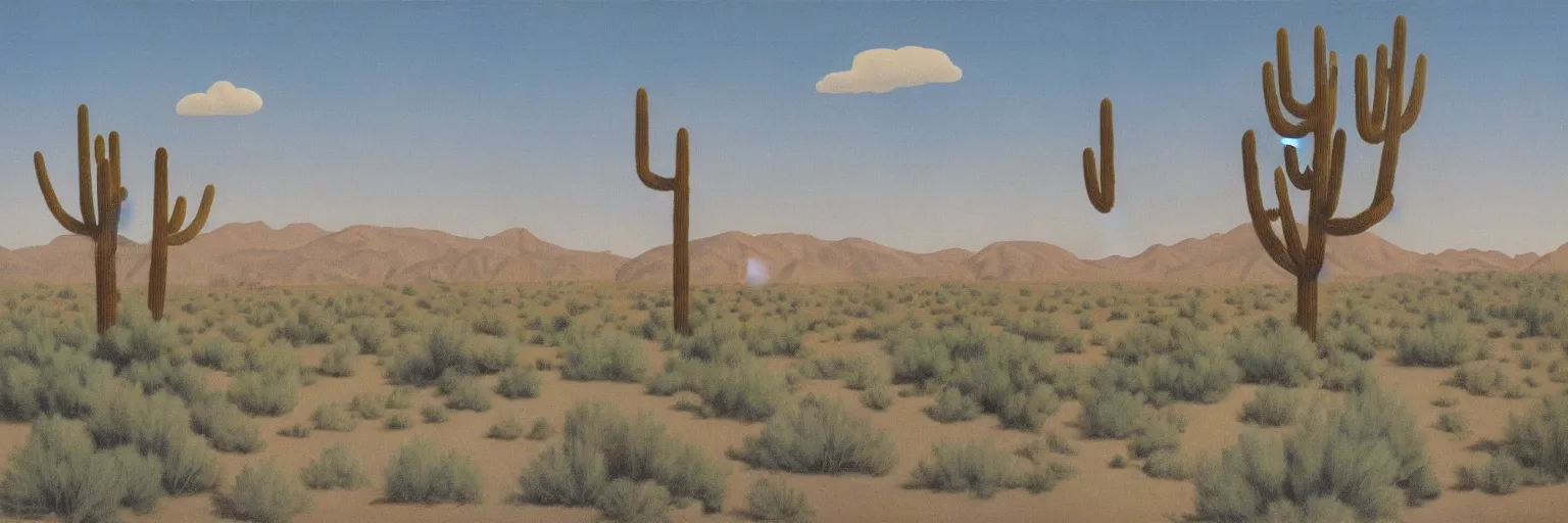 Image similar to arizona native american indian reservation desert painting magritte