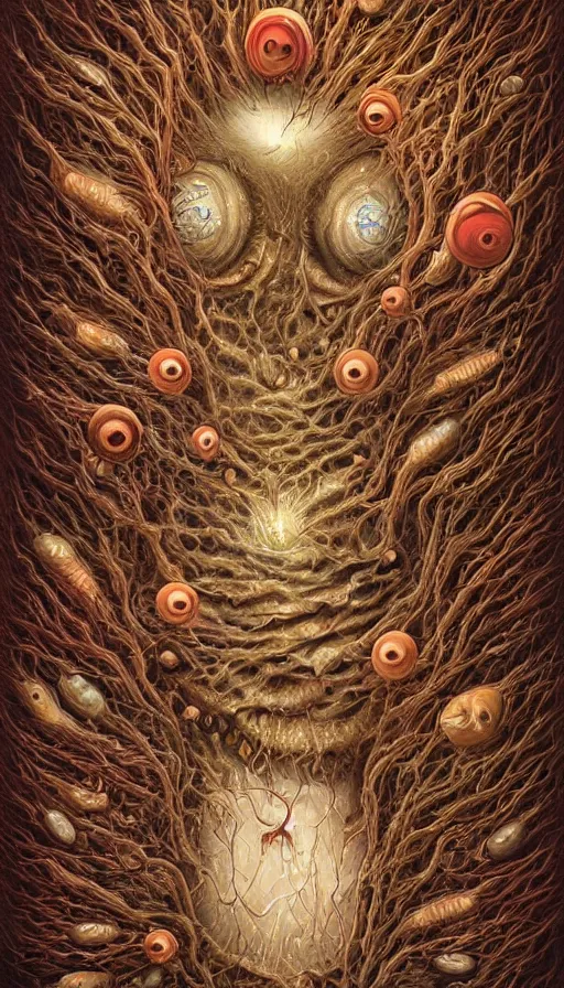 Prompt: The end of an organism, by Naoto Hattori
