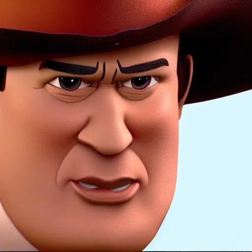 Image similar to Steven Seagal in Toy Story, 4k render