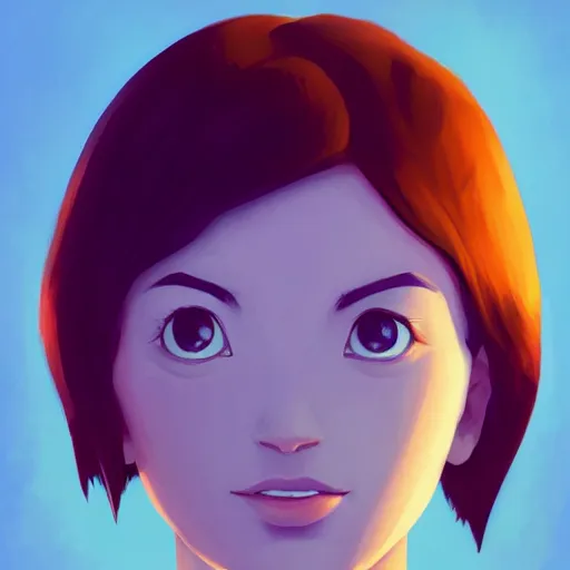 Prompt: face icon stylized minimalist contact 1 9 9 7, loftis, cory behance hd by jesper ejsing, by rhads, makoto shinkai and lois van baarle, ilya kuvshinov, rossdraws global illumination