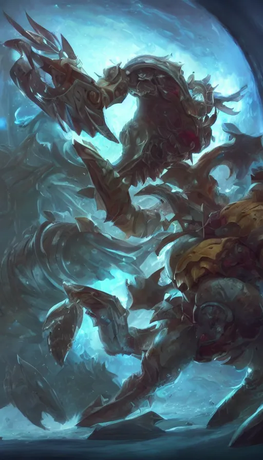 Image similar to The end of an organism, by League of Legends concept artists