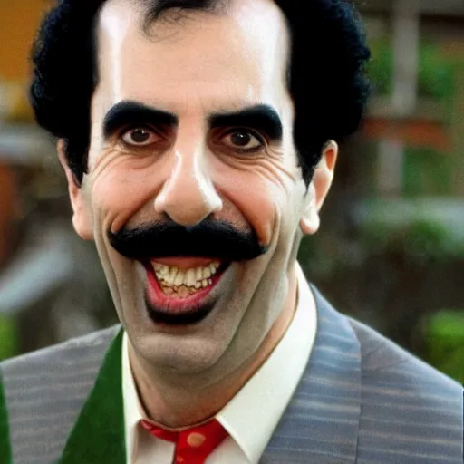 Image similar to borat is king of the universe