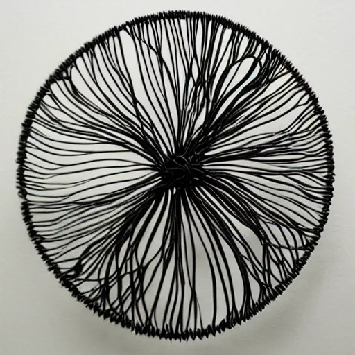 the heat death of the universe, wire sculpture