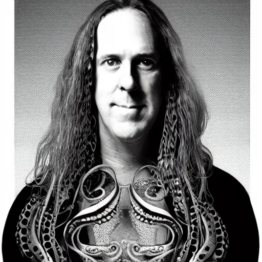 Prompt: danny carey as an octopus