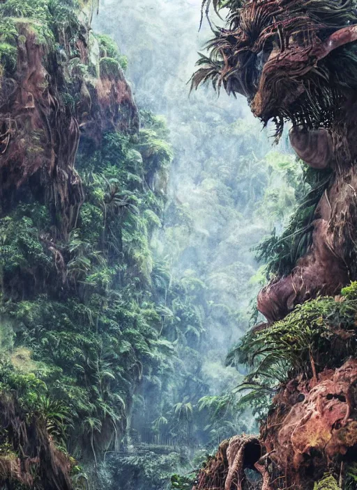 Image similar to jungle valley next to a mountain , watercolor, dramatic lighting, cinematic, establishing shot, extremely high detail, foto realistic, cinematic lighting, pen and ink, intricate line drawings, by Yoshitaka Amano, Ruan Jia, Kentaro Miura, Artgerm, post processed, concept art, artstation, matte painting, style by eddie mendoza, raphael lacoste, alex ross