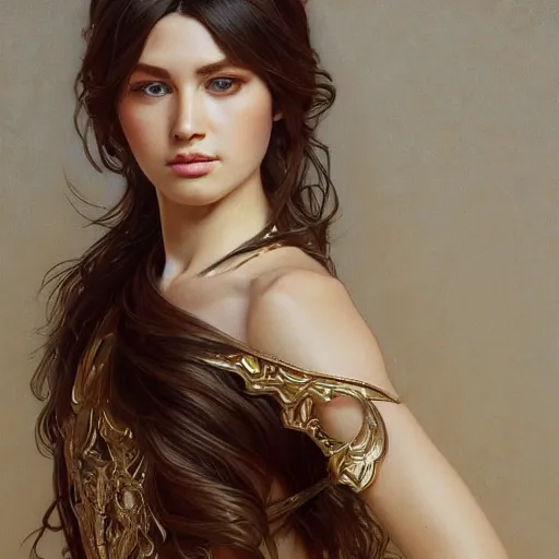 Prompt: ultra realistic illustration, a painting of genderbent tim henson from polyphia, intricate, elegant, highly detailed, digital painting, artstation, concept art, smooth, sharp focus, illustration, art by artgerm and greg rutkowski and alphonse mucha