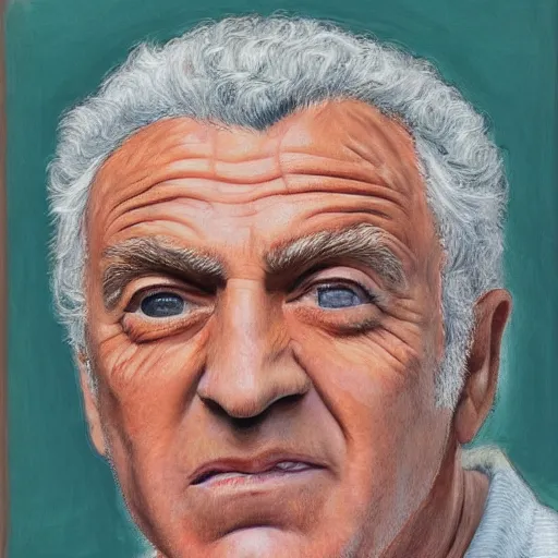 Image similar to figurativism proportional detailed portrait of james caan at elderly age of 1 0 5