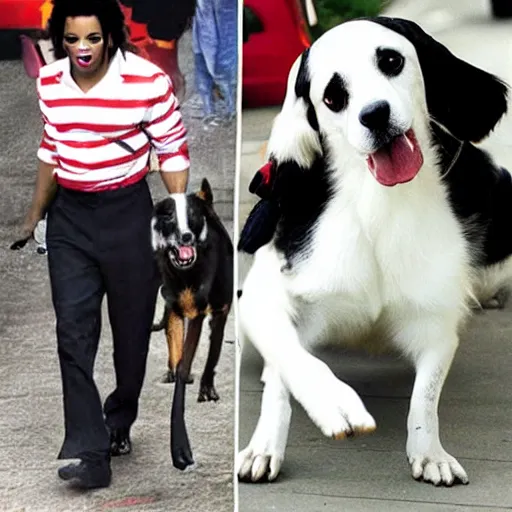 Image similar to michael jackson dog