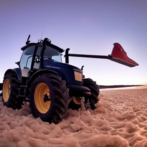 Image similar to ultrawide shot backlit tractor ploughing the seabed underwater photo on gopro