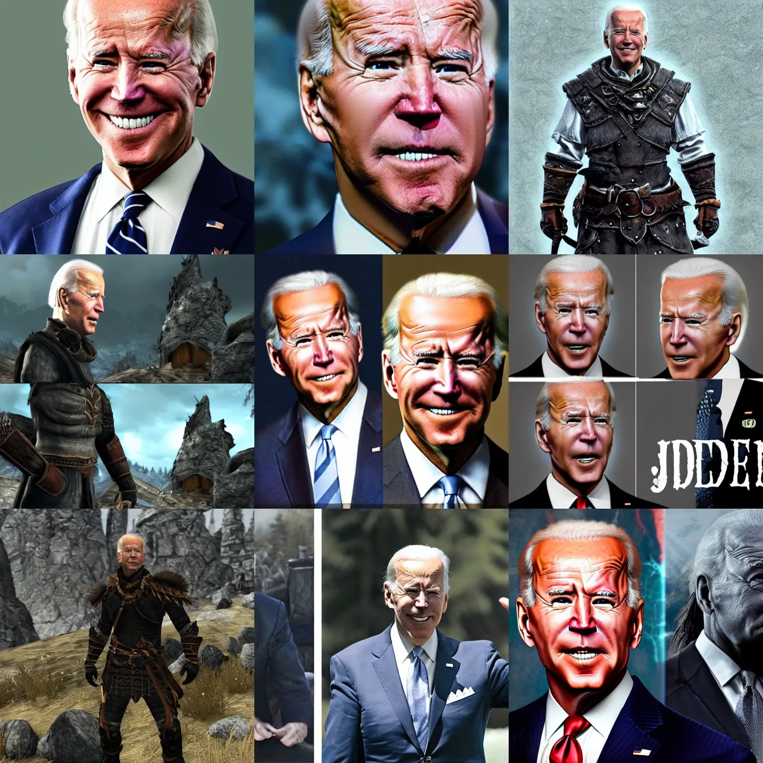 Prompt: Joe Biden in Skyrim