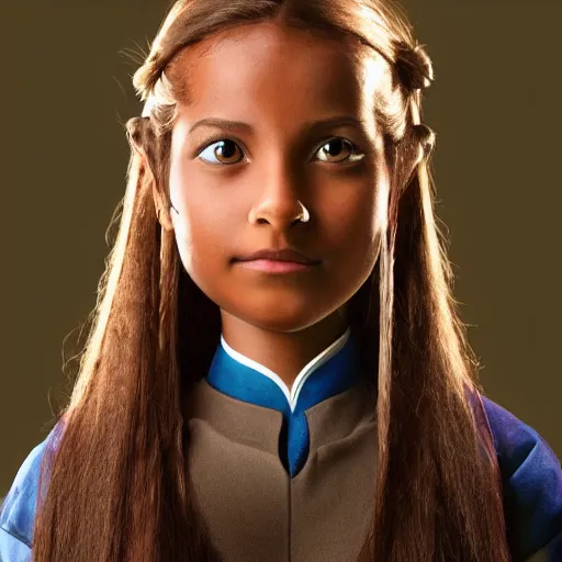 Image similar to photo of real life Katara from Avatar