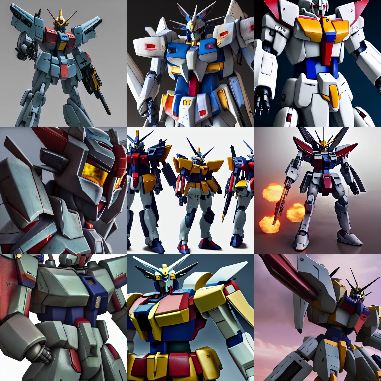 Prompt: photo of Gundam, photorealistic, octane render, HD, intricate details