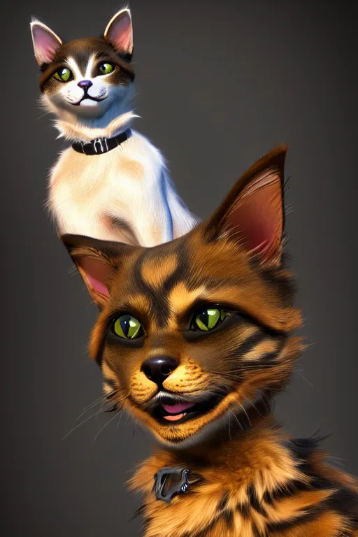 Prompt: epic painting of a cat mixed with a dog, very detailed, ultrarealistic, dramatic lighting, electrical details, high details, 4k, 8k, trending on artstation, unreal engine 5, fur, groom, k9 catdog