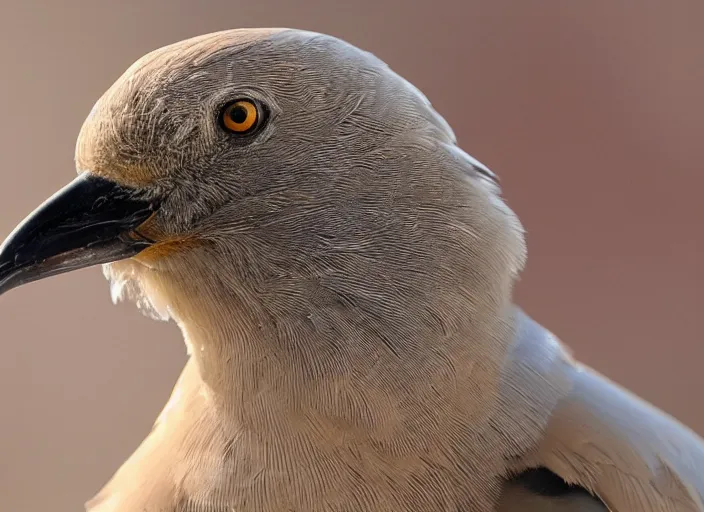 Image similar to a bird with human lips