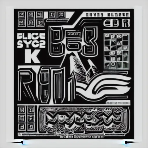 Image similar to black on white graphic design stickers in style of david rudnick, eric hu, acid, y 2 k