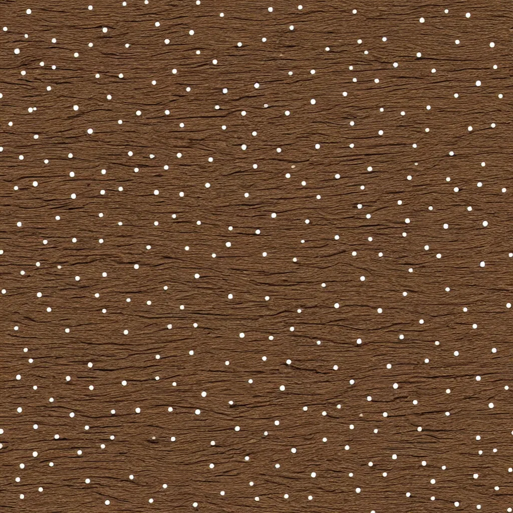 Image similar to a close up of a wooden surface with dots, an ultrafine detailed painting by pixar, polycount, american scene painting, physically based rendering, prerendered graphics, repeating pattern