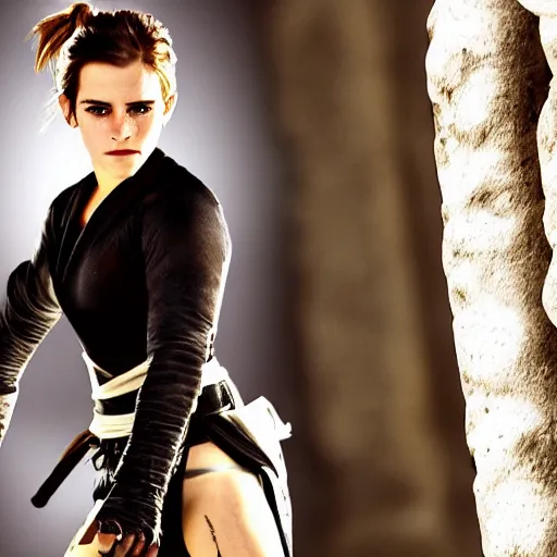 Image similar to Emma Watson as female ninja , hd wallpaper