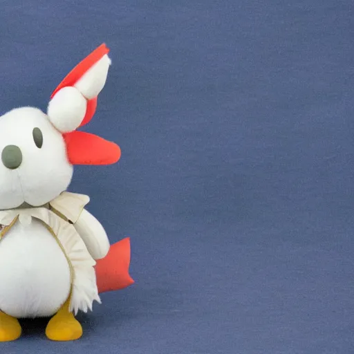 Prompt: A photograph of a Moogle