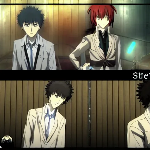 Image similar to screenshot from steins gate