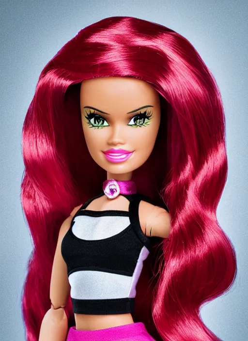 Prompt: Shego as a Barbie doll, symmetrical details, by Mattel (2015), product photography, official media