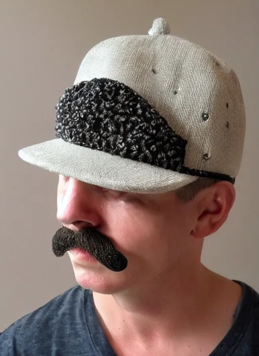 Prompt: beautiful detailed,mustachioed hat man