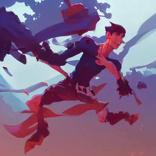 Image similar to hero world pax, behance hd by jesper ejsing, by rhads, makoto shinkai and lois van baarle, ilya kuvshinov, rossdraws global illumination