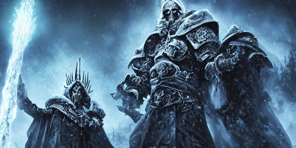 Image similar to the lich king