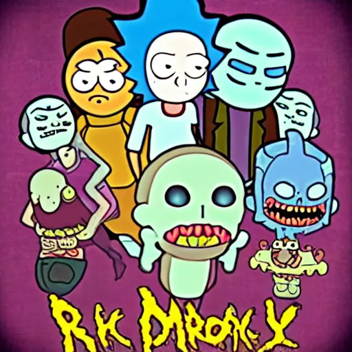 Image similar to binding of isaac rick and morty