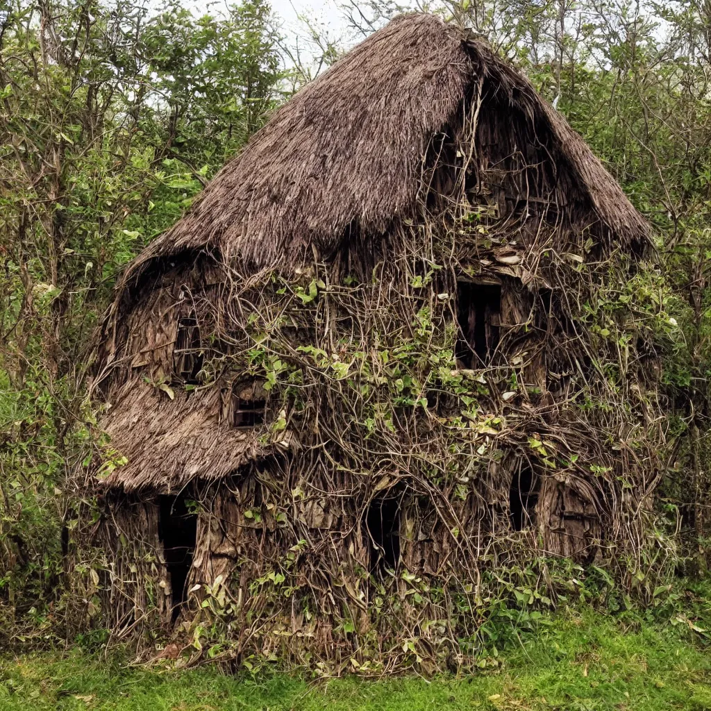 Prompt: a witch's hut