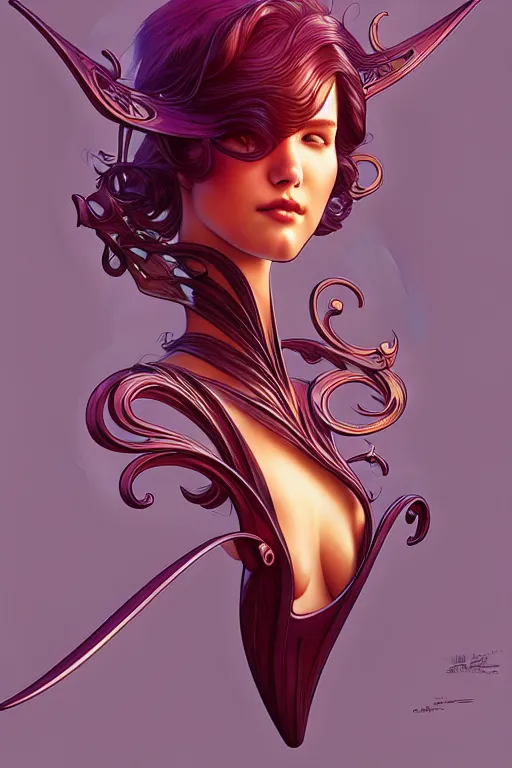 Prompt: 🫀, art nouveau, artstation, moebius + artgerm, hd,