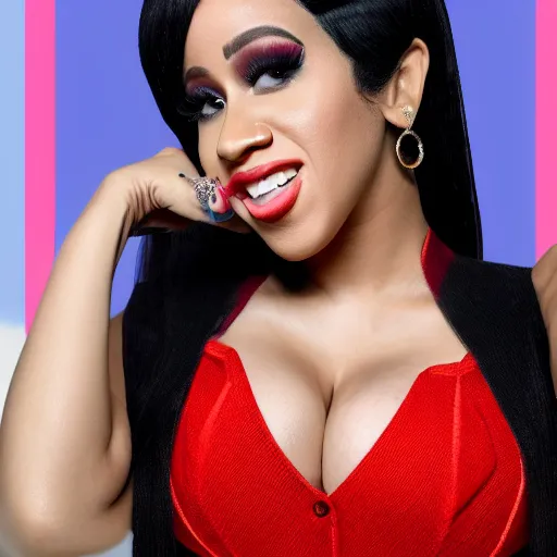 Image similar to cardi b as a professor, ultra realistic, beautiful, 8 k resolution