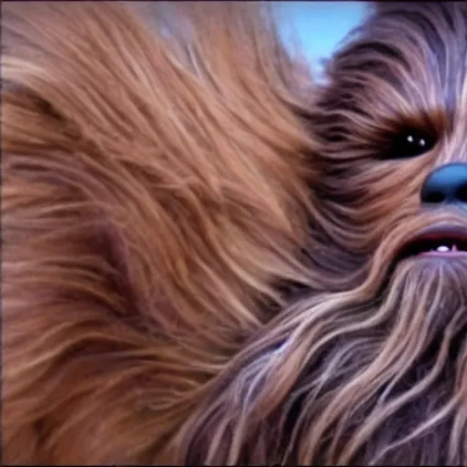 Image similar to chewbacca high quality hair shampoo commercial