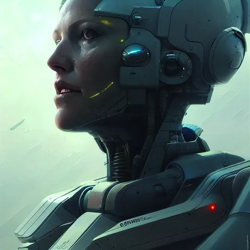 Image similar to detailed character concept art portrait of a detailed and hi - tech space ship, depth of field background, artstation, award - winning realistic sci - fi concept art by greg rutkowski and yoshitaka amano, in the style of james gurney.