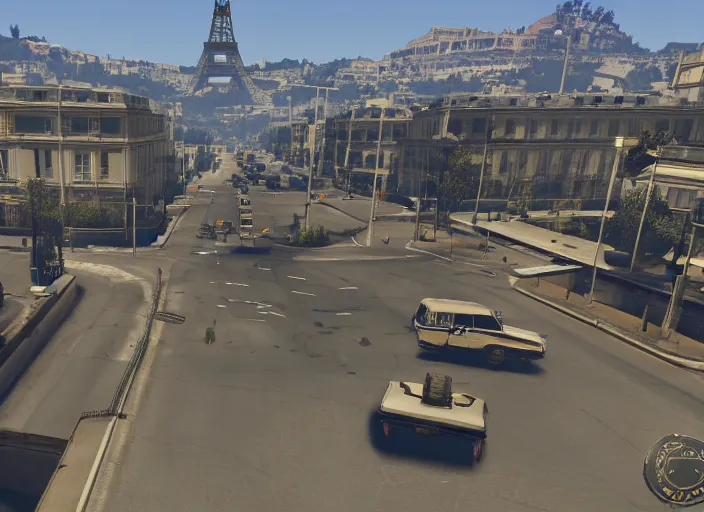 Image similar to Gameplay of the new Paris map in GTA 5