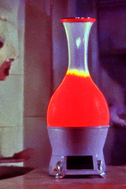 Prompt: a film still of a 1 9 8 0's lava lamp in the movie monster squad ( 1 9 8 7 )