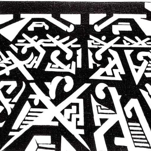 Prompt: cats running in a labyrinth, by m. c. escher