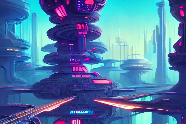 Image similar to futuristic city, illustration painting, intricate, detailed illustration, hd, digital art, overdetailed art, concept art, complementing colors, detailed, illustration painting by leonardo da vinci, digital art, overdetailed art, concept art, complementing colors rendered by beeple, syd meade,